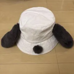 USJスヌーピーバケットハット ホワイト