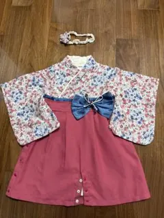 袴ロンパース　ヘアアクセセット　スイートマミー