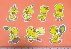 トムとジェリー　クアッカー　カナリア　ステッカー　シール　7枚セット