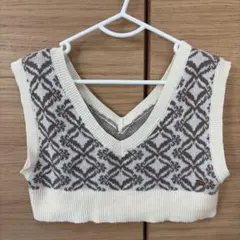 Ｖネックベスト　キッズ　95cm tete a tete