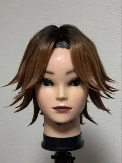 確認 ラプンツェル 短髪 茶髪 ウィッグ Dハロ 仮装 - メルカリ