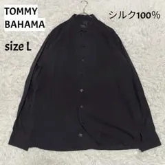 トミーバハマ シルクシャツ ブラックのサムネイル