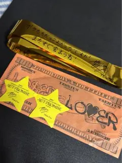 TXT 落下物　星ヨンジュン2枚、銀テ、ルザラバお札