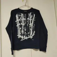 BEAMS BOY ネイビー トレーナー