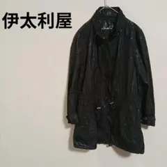 伊太利屋　ジャケット　総柄 ブルゾン ブラック　ナイロンジャケットのサムネイル