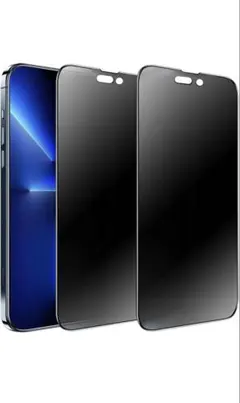 iPhone 14 Pro 対応強化ガラスフィルム 覗き見防止 液晶保護