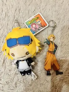 僕のヒーローアカデミア 上鳴電気 ぬいぐるみとキーホルダーセット