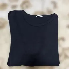 シンプル ブラック 半袖Tシャツ