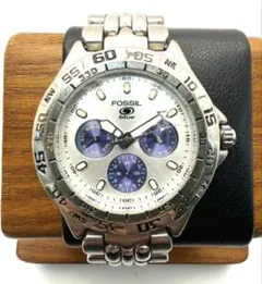 新品電池/稼動 FOSSIL BLUE メンズ アメカジ クォーツ ヴィンテージ