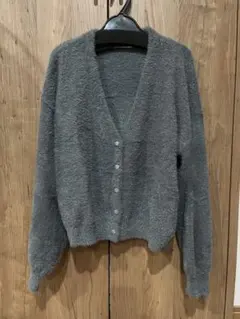 earth music&ecology ラメニットカーディガン