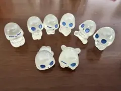 ミニフィギュア 8体セット クリアブルーアイ