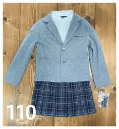 コムサ アンサンブル グレー 女の子110 卒園/入学式