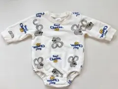 シェリール cherier バースデイ ねずみ ロンパース 70