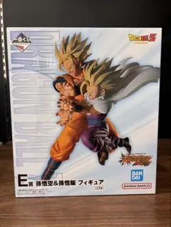 ドラゴンボール　一番くじ　E賞　孫悟空＆孫悟飯 フィギュアのサムネイル