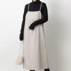 キャミワンピ オペークドットクリップ