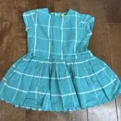 Sunny Landscape チェック柄 半袖ワンピース 90cmのサムネイル