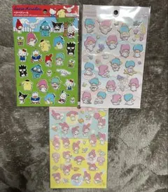 サンリオキャラクターズ　シール　ぷっくり　ハローキティ　マイメロディ　キキララ