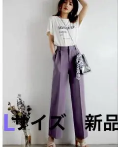 新品　GRL センタープレスストレートパンツ　センタープレスパンツ gm346