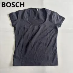 【ボッシュ】半袖Tシャツ　カットソー　黒　ブラック　日本製　シンプル　カジュアルのサムネイル