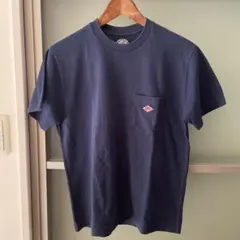 DANTON ポケットTシャツ ネイビー　サイズ36のサムネイル