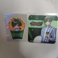 シクフォニ　ウェンディーズコラボ　すち　コースター ステッカー セット