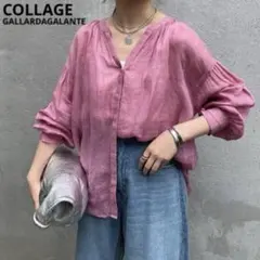 【COLLAGE GALLARDAGALANTE】　ラミー2wayシアーブラウス