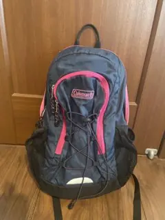 【Coleman】子供用　バックパック リュック　グレー/ピンク　遠足