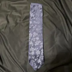 Paul Smith ネイビー フローラルネクタイ