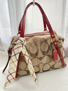 COACH BAGコーチ シグネチャー ハンドバッグ 鞄