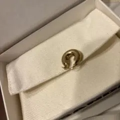 JIL SANDER ゴールド フープピアス