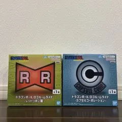 ドラゴンボール ロゴルームライト レッドリボン軍　カプセルコーポレーション