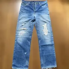 リーバイス 515 ダメージ加工 ライトブルーデニム