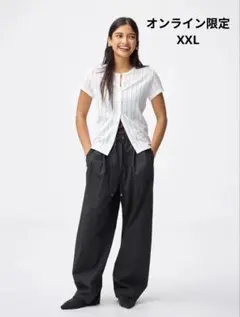 GU　バレルレッグプルオンパンツ　XXL