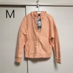 【新品タグ付き】アディダス　スウェットパーカー　ピンク系　M