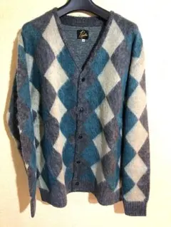 needles カーディガン モヘア アーガイル 2022aw