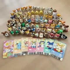 とっとこハム太郎 フィギュア82体とカードミニぬり絵セット　当時物のサムネイル