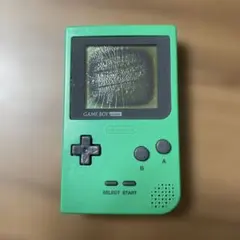 D*軍様 【ジャンクは品】ゲームボーイポケット 緑色 本体