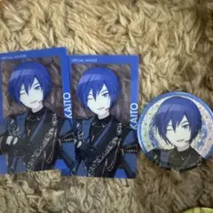 プロセカ あんスタコラボ グリッター缶バッジ エピカ KAITO