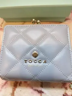 ※美品※TOCCA 水色キルティング　財布のサムネイル