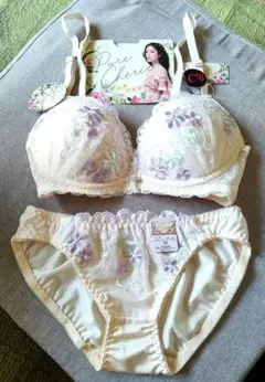 匿名発送　新品　タグ付き　ピュアシェリ　ブラジャー　ショーツ　上下セット