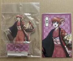 神楽 片面花柄和装 アクリルスタンド＆特典