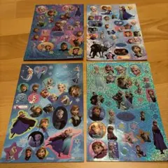 アナと雪の女王 ホログラフィックシール 4シートセット