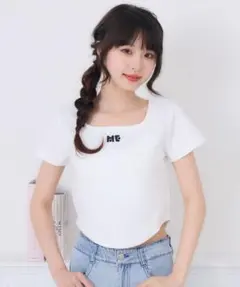 Emsexcite　tシャツ 裾ラウンドTEE レディースのサムネイル