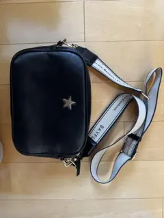 BAYFLOW 黒 ショルダーバッグ スター装飾