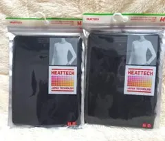 【新品】ユニクロ　ヒートテック　クルーネックダークグレー M