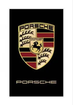 ☆室内装飾仕様☆ P54 ガレージ雑貨 ポルシェフラッグ PORSCHE - メルカリ