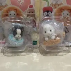シルバニア　ハッピースイーツ　ブルドッグ　ゆきヒョウ　赤ちゃん　セット