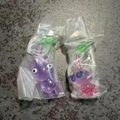 ピクミン　めじるしアクセサリー　羽ピクミン　紫ピクミン