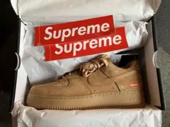 Supreme NIKE AIR FORCE 1 LOW Wheat Flax