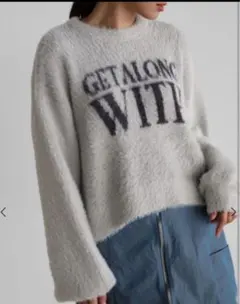 ★RADIATE シャギーロゴニット ライトグレー★